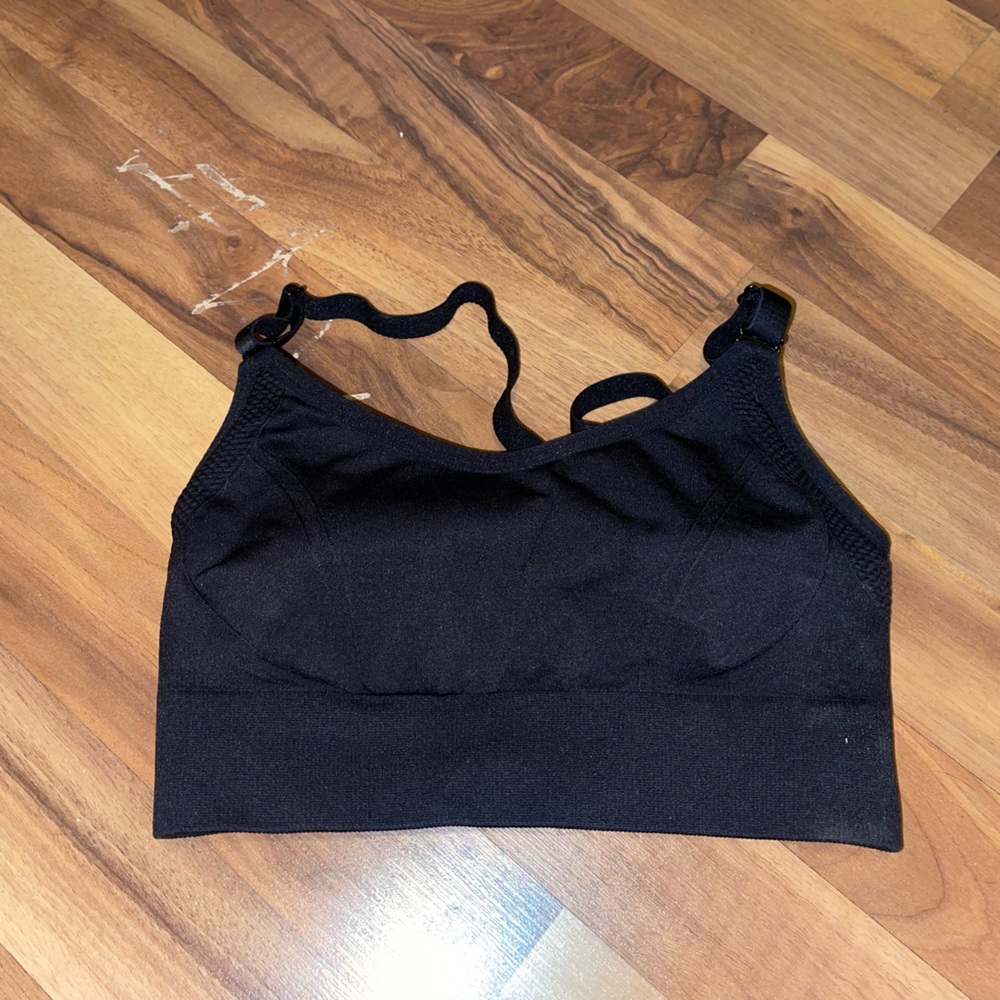 Black Sports Bra